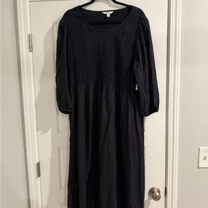Croft & Barrow Black Long Sleeve Dress